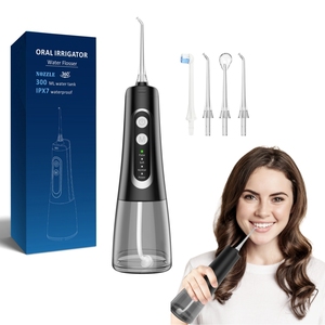 Irrigateur buccal rechargeable à jet d'eau pour usage domestique et extérieur, ensemble combiné de irrigateur dentaire et de brosse à dents électrique - Product Image 3