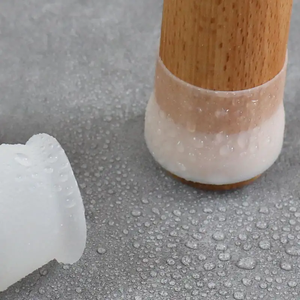 Protezioni Trasparenti in Silicone Elastico per Gambe di Sedie e Tavoli, Cuscinetti Protettivi per Pavimenti - Product Image 4
