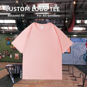 Camiseta Básica de Alta Calidad para Hombre, Tejido de Poliéster/Rayón, Ecológica, Manga Corta, Logotipo Personalizable, Color Sólido, Corte Holgado - Product Image 2