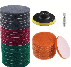 Disco Abrasivo Industriale da <span class=keywords><strong>5</strong></span> Pollici con Velcro - Disco in Nylon Diamantato per Sbavatura e Pulizia Efficiente - Product Image 6