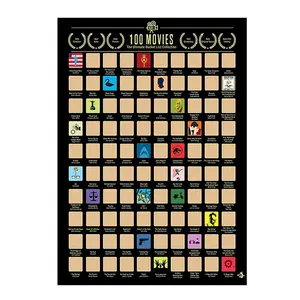 Custom Hot Sale Oem Premium 100 Films Krassen Van Bucketlist Poster