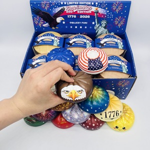 En stock aux États-Unis : Jouets Squishy en forme de boulette à remontée lente, Jouets anti-stress Squishy, Cadeaux de Pâques 2026, Cadeaux de fête pour enfants - Product Image 3