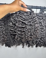 Proveedor de doble dibujado Remy sin procesar Virgen cruda a granel cabello humano 10A 12A 15A grado indio crudo indio paquetes de cabello estilo ondulado