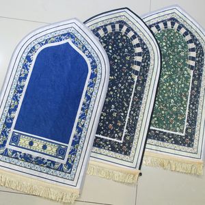 <b>Prayer</b> <b>Mat</b> Velvet Digital Printing 3' x 5' Washable Rectangle Geometric Pattern Bedroom Study Balcony Use - Product Image 1