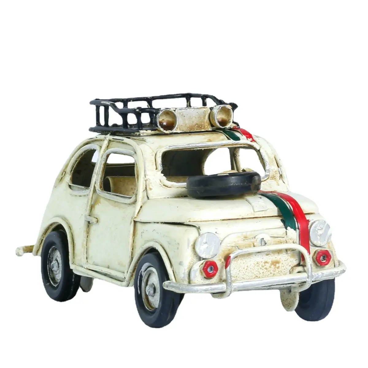 Decoração de carro em miniatura, antiguidade, alta qualidade, decoração de carro de metal, coleção e modelo, carro para venda, artesanato, presente, decoração
