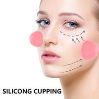 Outil de massage en silicone 12 pièces Gua Sha ventouses pour la thérapie des jambes du bras arrière