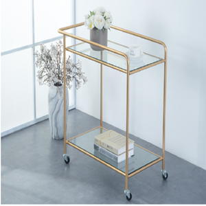 Nuevo diseño de Metal de lujo servir comida de <span class=keywords><strong>Bar</strong></span> de té de <span class=keywords><strong>la</strong></span> tarde bebiendo carro - Product Image 4