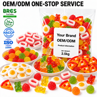 Bonbons Gélifiés Halal Personnalisés en Gros (OEM) avec Échantillons Assortis aux Saveurs de Fruits, Sucrés et Acidulés