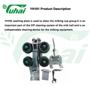 Piezas de limpieza para máquinas de ordeño de vacas, lavador de cabezales de ordeño, placa de lavado para la limpieza de cabezales de ordeño - Product Image 3