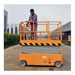 4M 6M 8M 10M 12M 14M Lager Elektrischer Aufzug Elektrische Hebebühne Aufzüge Gerüst Automatische Scheren hebebühne - Product Image 4