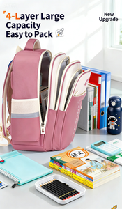 Nouveau Sac à Dos Unisexe en Polyester Respirant et Léger 2026 pour Élèves du Primaire et du Collège - Product Image 6