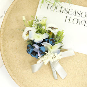 Bruids Bruiloft Accessoires Pin Broche Kunstbloem Gala Bruidsmeisje Corsage Boutonniere Bruid Bruidegom Corsages - Product Image 4