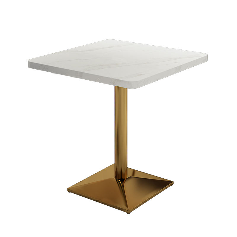 60*60cm plywoodmarble mesa cuadrada