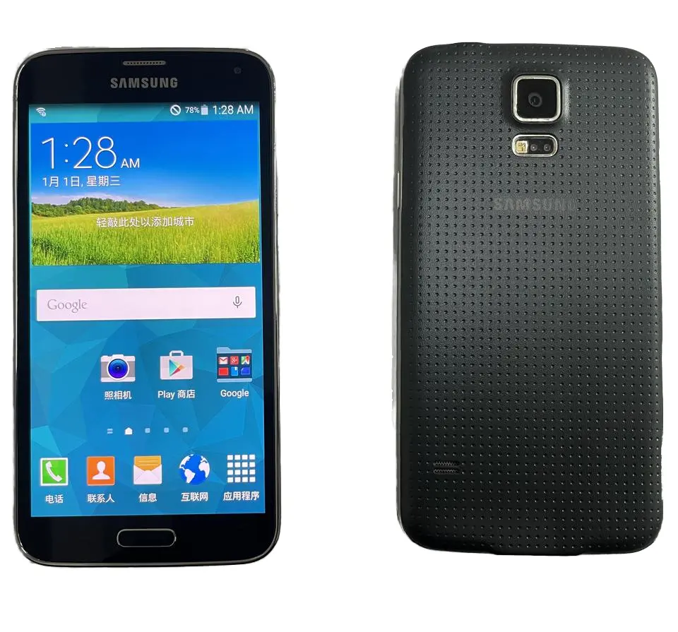 Orijinal SM Galaxy S5 kilidi açılmamış akıllı telefon yenilenmiş cep telefonu iyi durumda