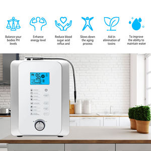 <span class=keywords><strong>Ioniseur</strong></span> d'eau électrolytique multifonctionnel avec compteur numérique de pH et d'ORP, eau alcaline riche en hydrogène pour la consommation, eau acide - Product Image 2