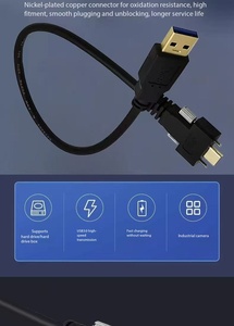 Cavo di Prolunga USB 3.0 Tipo <span class=keywords><strong>C</strong></span> Maschio-Femmina con Foro per Montaggio <span class=keywords><strong>a</strong></span> Pannello 1M - Product Image 6