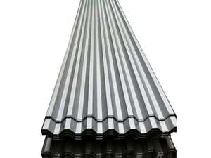 Láminas de Techo Corrugado Galvanizado con Recubrimiento de Zinc de 0.09 mm, Láminas GCI, Precio por Metro por Pieza - Product Image 2