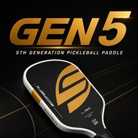 Pala de Pickleball Aprobada por la USAPA con Núcleo de EPP y Perímetro de EVA, Fibra de Carbono Cruda T700 Gen5 Termoformada, Gran Punto Dulce, Control y Efecto