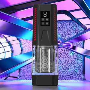best male masturbating machine Wearable Adjustable Handsfree Male Masturbation Telescopic Cup Vibrator Sex  Toys main image 0