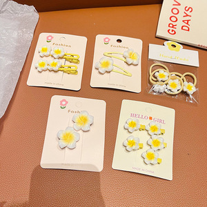 دبابيس شعر ساكورا وردي لطيف للغاية دبابيس شعر جانبية للفتيات الصغيرات مشابك شعر معدنية للأطفال - Product Image 3