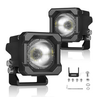 Phare de conduite LED cube 25W de 2 pouces avec lentille de projecteur – Vente en gros
