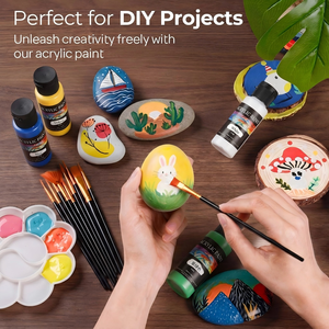 Pintura Acrílica Profesional OEM Especializada, de Alta Adhesión, Flexible y de Control Preciso, para Obras de Arte Creativas - Product Image 5