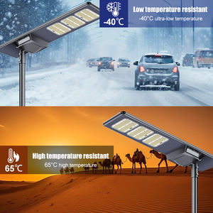 Lampadaires solaires 220lm/w, étanches IP65, pour routes, autoroutes, places, longue durée de vie, lampadaire solaire tout-en-un - Product Image 5