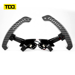 Palettes de changement de vitesse magnétiques en fibre de carbone TDD LED pour volant Porsche 992 GT3 - Product Image 1