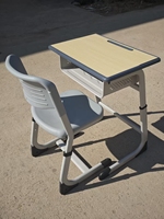 Mobilier Scolaire Moderne en Métal, Chaises et Tables pour Enfants à Hauteur Réglable, Ensembles Scolaires et Meubles de Salon
