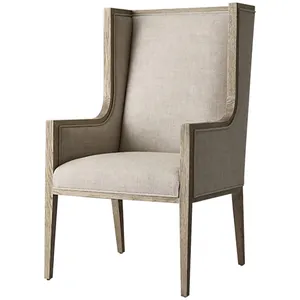 Мебель для дома, мебель для отеля, Дубовая обивка во французском стиле, кресло с крыльями