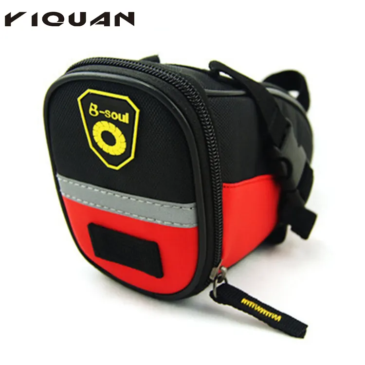 Strap-On Saddle Bike Bag Bicycle Seat Bag With Straps Bicycle Rear Journey Bags