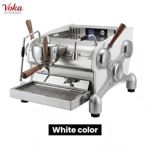 Máquina de café espresso comercial italiana de 3.5L+1.5L con doble caldera, bomba rotativa italiana y aguja - Product Image 3