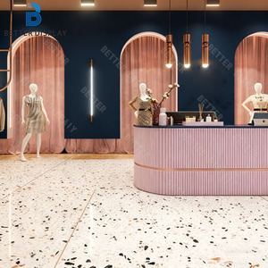 Elegante Espositore per Abbigliamento Femminile, Stand Personalizzato per <span class=keywords><strong>Negozi</strong></span> di Moda - Product Image 2