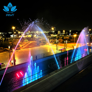 Fontaine musicale extérieure géante DEWY 50M, fontaine dansante, écran d'eau laser, spectacle synchronisé pour le projet de place centrale de la ville - Product Image 4