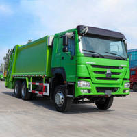 Camions à ordures automatisés lourds HOWO 18 tonnes à vendre en Chine
