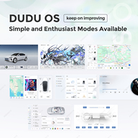 DUDUAUTO Autoradio Universel Double Bande GPS Sans Fil 2 Din CarPlay Android Auto DAB+ 2K QLED DSP CE RoHS avec Détection de Perte de Signal