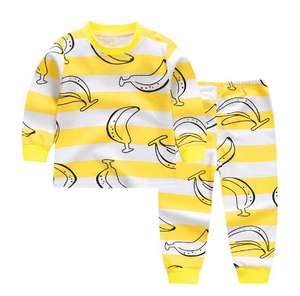 Ensemble bébé confortable quatre saisons, imprimé cartoon, vêtements pour bébé unisexe, ensembles de vêtements pour enfants, garçons - Product Image 3