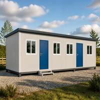 Unité de dortoir mobile préfabriquée à huit lits superposés pour le logement du personnel des camps de travail