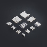 MUP Fabricación Push Pull con Aguja Micro SD + Ranura para Tarjeta Nano SIM 3 Elija 2 Conectores para Tarjeta Móvil