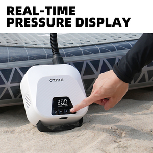 Pompe à air intelligente haute pression CYCPLUS 20 PSI rechargeable à double étage pour planches de <span class=keywords><strong>paddle</strong></span> gonflables - Product Image 5