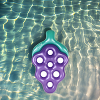 Lit flottant gonflable en forme de raisin, directement de l'usine - Rangée flottante à bas prix pour adultes, utilisation en eau