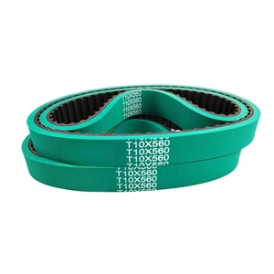 <span class=keywords><strong>Bando</strong></span> T10 épaissi en caoutchouc vert poinçonnage synchrone ceinture Machine d'emballage Film tirant Machine industrielle courroie de Transmission - Product Image 4