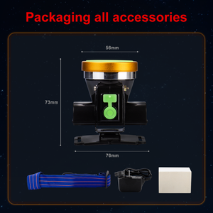 Ngoài trời Đi Bộ Đường Dài di động có thể tháo rời đèn pha có thể sạc lại làm việc ánh sáng <span class=keywords><strong>TORCH</strong></span> ánh sáng chiến thuật đèn pin Led Đèn Pha - Product Image 6