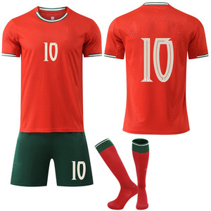 Camiseta de Fútbol de <span class=keywords><strong>Portugal</strong></span> N.° 2526 Conjunto de 8 Camisetas de Fútbol para Niños y Adultos - Product Image 1