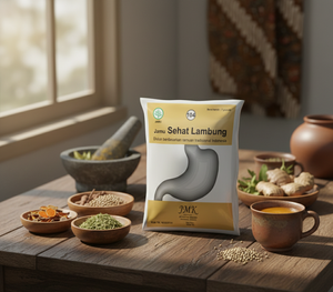 JMK Bebida Instantánea en Polvo a Base de Hierbas 7g con Hojas de Papaya, Regaliz y Cúrcuma, Bebida Vegetal Sin Azúcar - Product Image 1