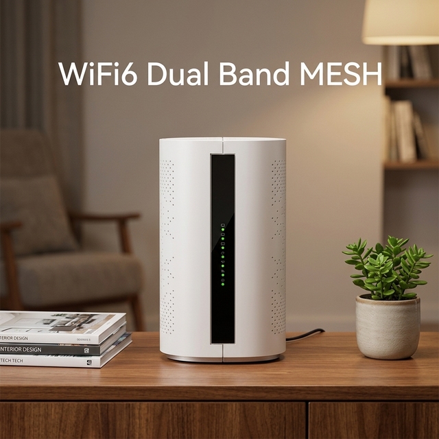 OpenWrt Supported MT7981B AX3000 WiFi 6 Gigabit Router Professional High Speed Customizable Home Mesh Wireless Network Solution