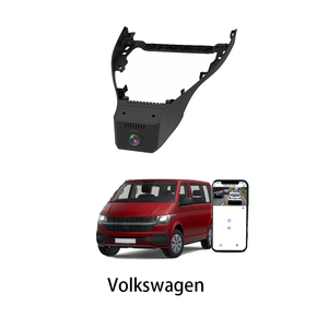 Caméra embarquée HD 4K pour <span class=keywords><strong>VW</strong></span> Transporter Multivan California Caravelle avec deux objectifs DVR avant et arrière, GPS, plug and play - Product Image 1