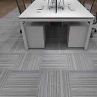 Dalles de moquette autocollantes pour bureau, prix d'usine, 50x50mm, polypropylène, extra-épaisses, résistantes aux taches, marque TAIYI