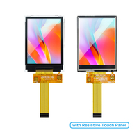 Modul LCD TFT IPS SPI 2,4 Inci 240*320 18Pin Layar LCD ST7789/ILI9341 Panel Sentuh Kapasitif CTP RTP Layar Sentuh LCD