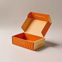 Boîtes en carton ondulé kraft UV personnalisables 2025, emballages en papier écologiques imprimés pour cosmétiques, cadeaux de mariage